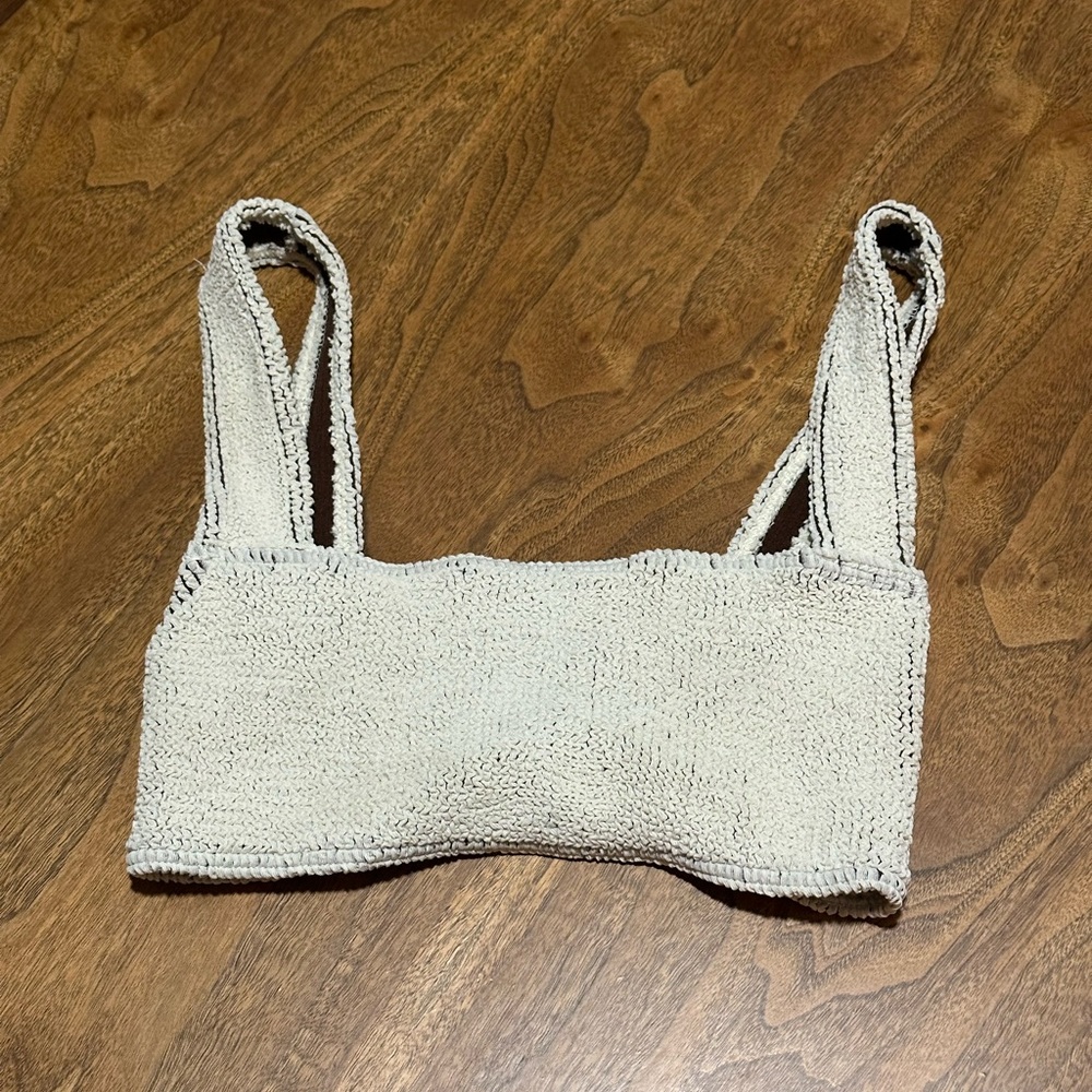 ASOS crinkle bikini top